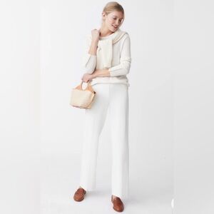 J. McLaughlin Women's Wide-Leg Cream Pants